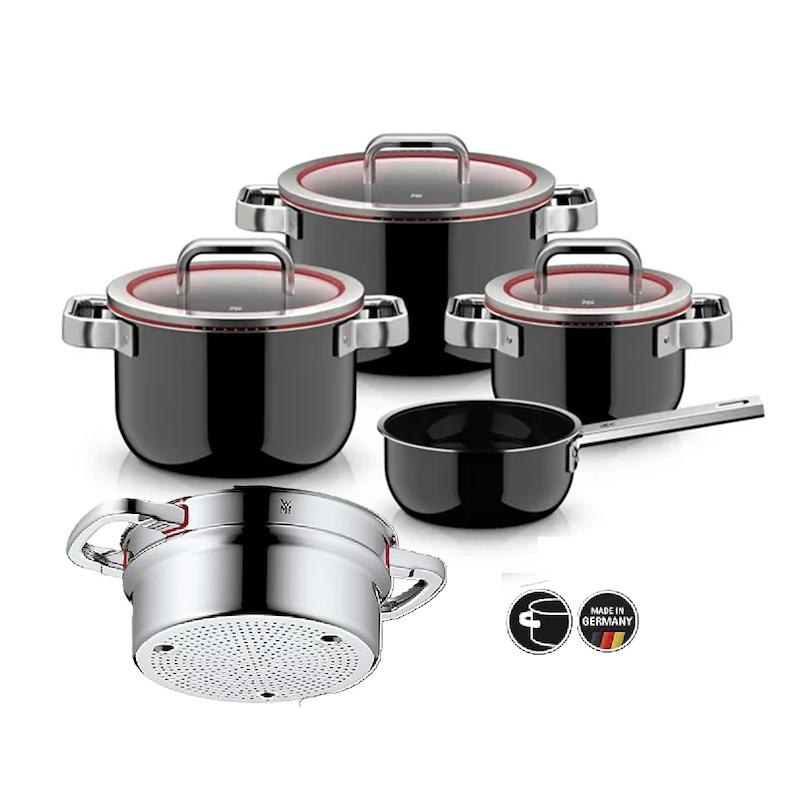 سرویس قابلمه 8 پارچه وی ام اف آلمان با بخارپز مدل WMF Fusiontec Function Pro + Steamer