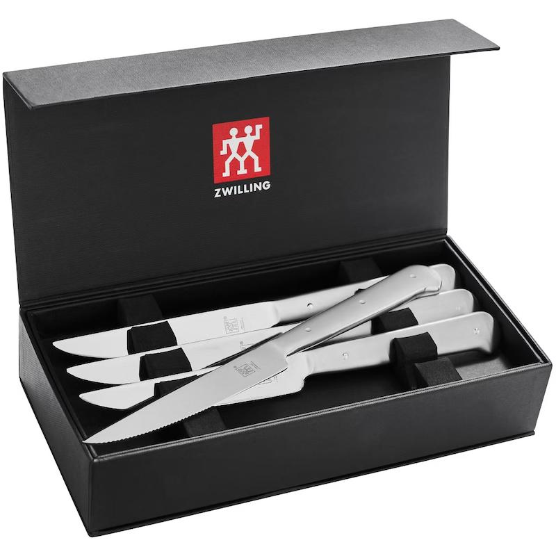 کارد استیک زولینگ ۸ عددی باکس مشکی پرو ZWILLING STEAK KNIFE PRO