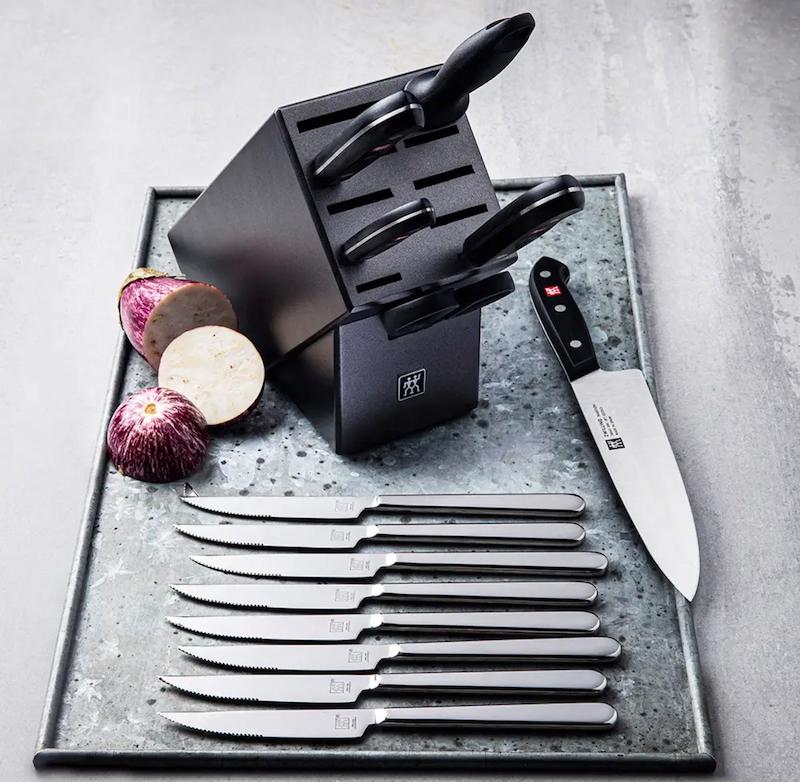 سرویس کارد ۷ عددی زولینگ + ۸ عدد کارد استیک ZWILLING TRADITION KNIFE SET
