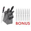 سرویس کارد ۷ عددی زولینگ + ۸ عدد کارد استیک ZWILLING TRADITION KNIFE SET