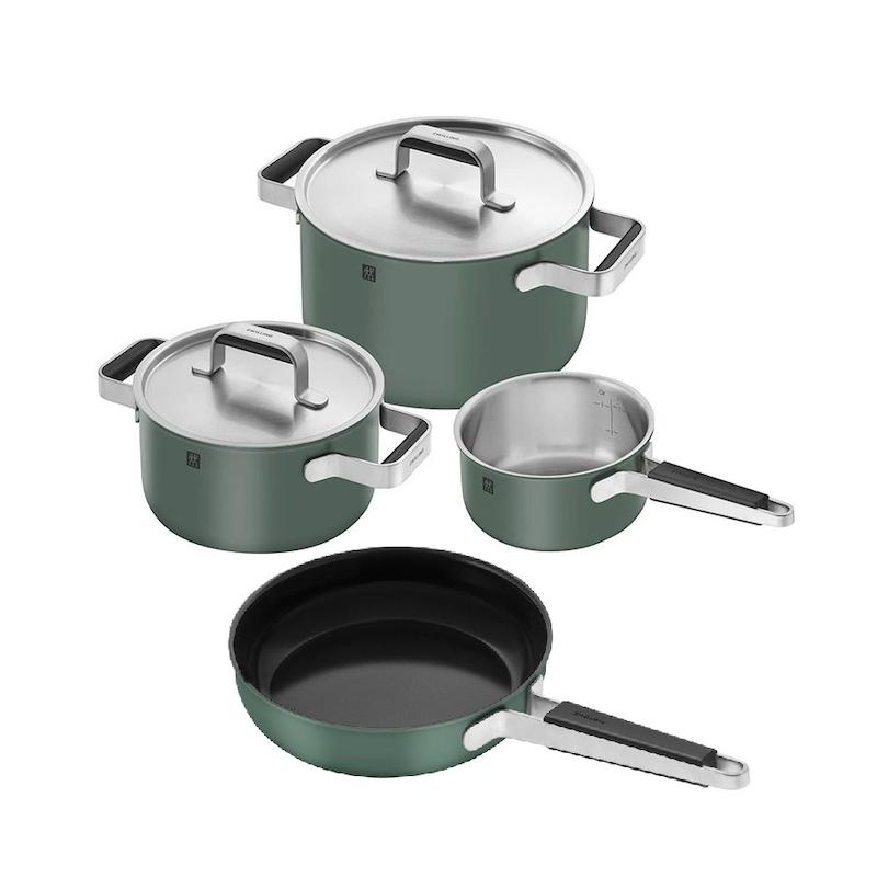 سرویس قابلمه 6 پارچه زولینگ آلمان مدل ZWILLING PURE سبز