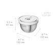 کاسه میکس وکیوم زولینگ آلمان 3 تایی مدل ZWILLING fresh & Save Bowls