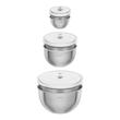 کاسه میکس وکیوم زولینگ آلمان 3 تایی مدل ZWILLING fresh & Save Bowls
