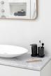 ست 3 عددی جامایع و جامسواکی و ظرف برابانتیا هلند مشکی مدل Brabantia Bathroom Accessory Set