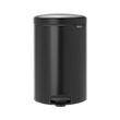 سطل زباله 20 لیتر برابانتیا هلند مشکی مدل BRABANTIA NEWICON PEDAL BIN