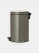 سطل زباله 20 لیتر برابانتیا هلند پلاتینیوم مدل BRABANTIA NEWICON PEDAL BIN
