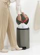 سطل زباله 20 لیتر برابانتیا هلند پلاتینیوم مدل BRABANTIA NEWICON PEDAL BIN