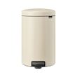 سطل زباله 20 لیتر برابانتیا هلند بژ مدل BRABANTIA NEWICON PEDAL BIN