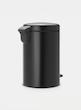 سطل زباله 12 لیتر برابانتیا هلند مشکی مدل BRABANTIA NEWICON PEDAL BIN