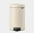 سطل زباله 12 لیتر برابانتیا هلند بژ مدل BRABANTIA NEWICON PEDAL BIN