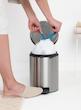 سطل زباله 5 لیتر برابانتیا هلند استیل مدل BRABANTIA NewIcon Pedal Bin