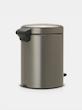 سطل زباله 5 لیتر برابانتیا هلند پلاتینیوم مدل BRABANTIA NewIcon Pedal Bin