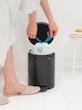 سطل زباله 5 لیتر برابانتیا هلند مشکی مدل BRABANTIA NewIcon Pedal Bin