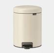 سطل زباله 5 لیتر برابانتیا هلند بژ مدل BRABANTIA NewIcon Pedal Bin