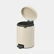 سطل زباله 5 لیتر برابانتیا هلند بژ مدل BRABANTIA NewIcon Pedal Bin