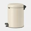 سطل زباله 5 لیتر برابانتیا هلند بژ مدل BRABANTIA NewIcon Pedal Bin