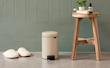 سطل زباله 5 لیتر برابانتیا هلند بژ مدل BRABANTIA NewIcon Pedal Bin