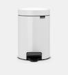 سطل زباله 3 لیتر برابانتیا هلند سفید مدل BRABANTIA NewIcon Pedal Bin