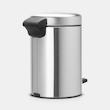 سطل زباله 3 لیتر برابانتیا هلند استیل مدل BRABANTIA NewIcon Pedal Bin