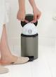 سطل زباله 3 لیتر برابانتیا هلند پلاتینیوم مدل BRABANTIA NewIcon Pedal Bin