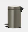 سطل زباله 3 لیتر برابانتیا هلند پلاتینیوم مدل BRABANTIA NewIcon Pedal Bin