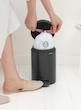 سطل زباله 3 لیتر برابانتیا هلند مشکی مدل BRABANTIA NewIcon Pedal Bin