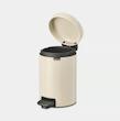 سطل زباله 3 لیتر برابانتیا هلند بژ مدل BRABANTIA NewIcon Pedal Bin