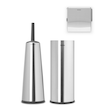 ست توالت شوی و جای دستمال برابانتیا  استیل BRABANTIA بسته 3 عددی 