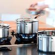 سرویس قابلمه 10 پارچه لاکروزه فرانسه مدل Le Creuset Classic Stainless Steel 5-piece set