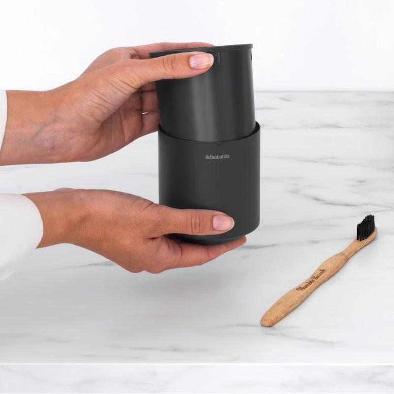 ست 4 تایی بهداشتی برابانتیا هلند مدل Brabantia Mindset رنگ مشکی