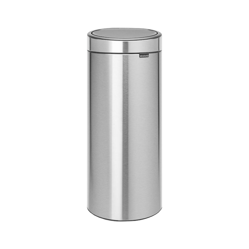 سطل زباله 30 لیتر برابانتیا هلند استیل مدل BRABANTIA TOUCH BIN NEW