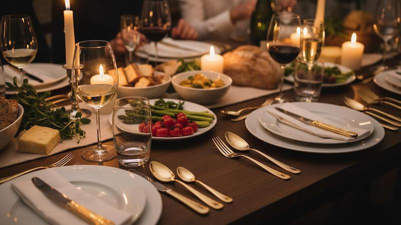 سرویس قاشق و چنگال 97 پارچه 12 نفره هردمار HERDMAR مدل Guell Champagn