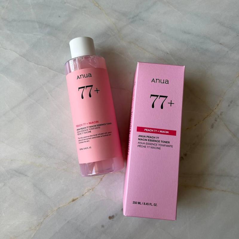 تونر اسنس آبرسان روشن کننده هلو نیاسینامید آنوا