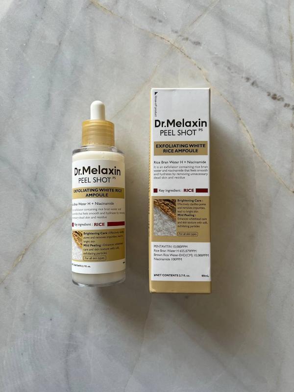 آمپول لایه بردار و روشن کننده برنج سفید دکتر ملاکسین