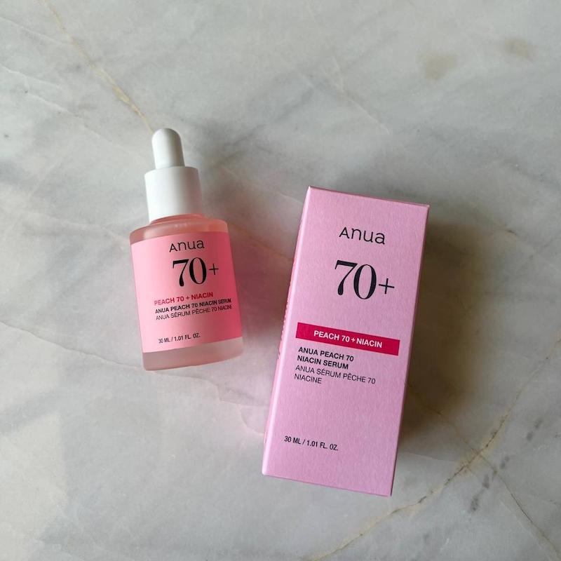 سرم روشن کننده نیاسین هلو آنوا