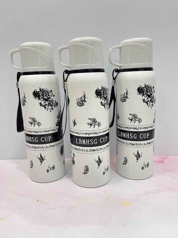 فلاسک وارداتی استیل طرح Vintage Floral