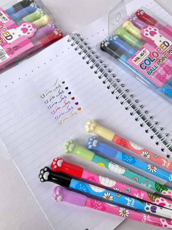 خودکار رنگی پنجه