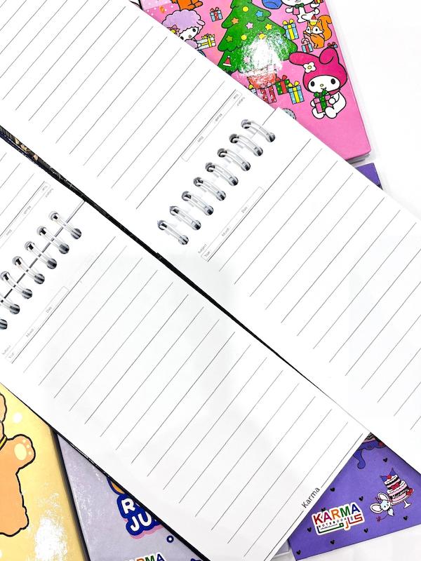دفترچه یادداشت فانتزی جلد سخت
