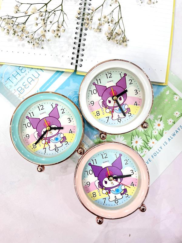 ساعت گرد کرومی