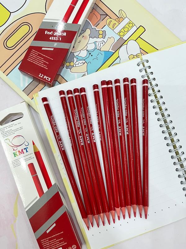 مداد قرمز سه گوش KMT