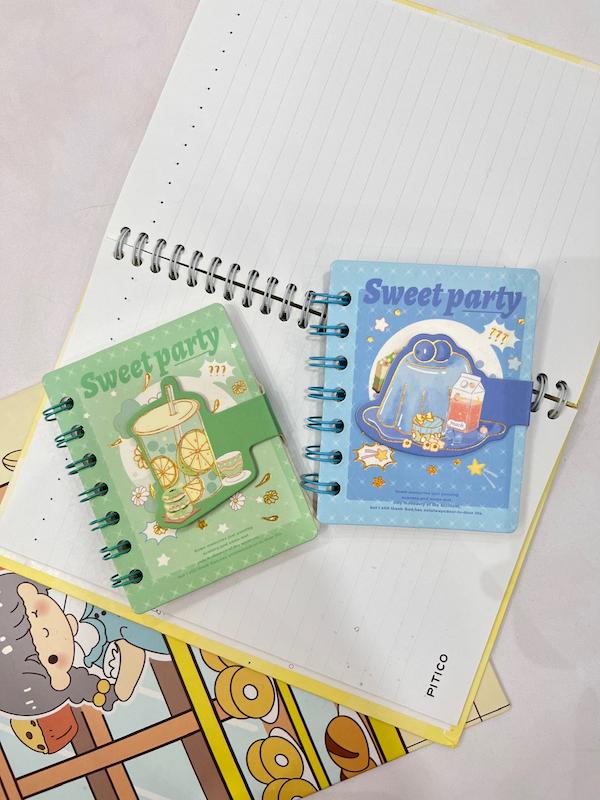 دفترچه sweetparty طلاکوب