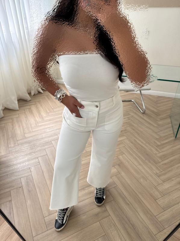 شلوار  POCKET سفید
