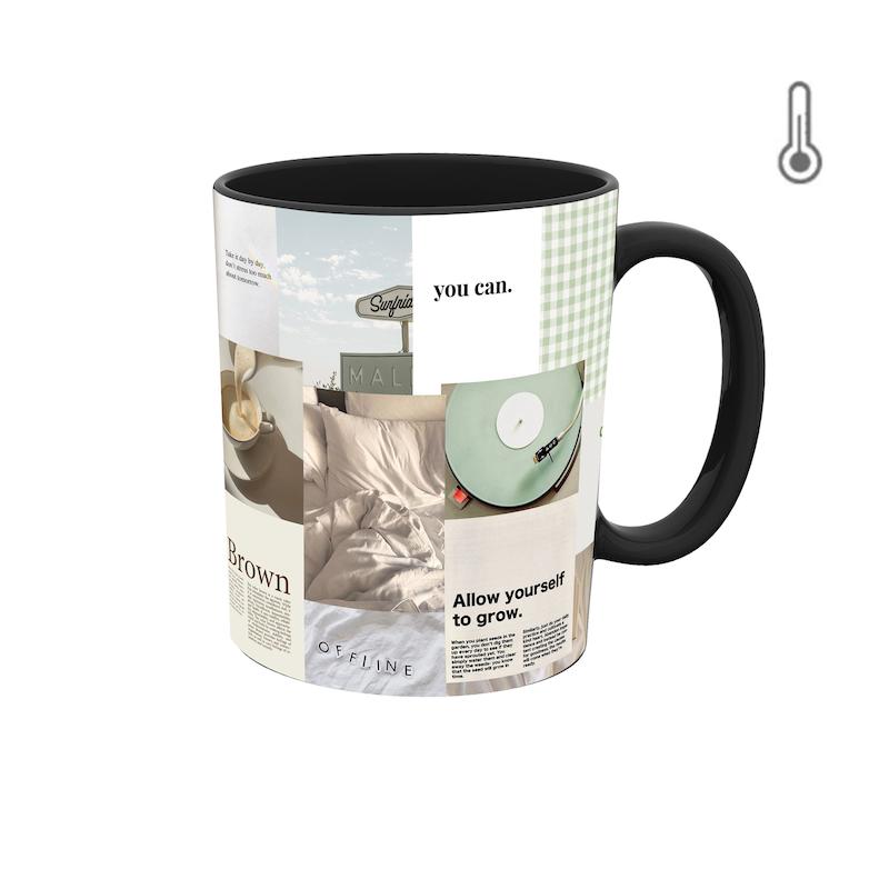 ماگ حرارتی طرح عکس های گرافیکی