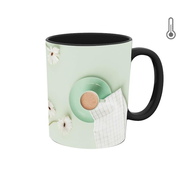 ماگ حرارتی طرح فنجون قهوه