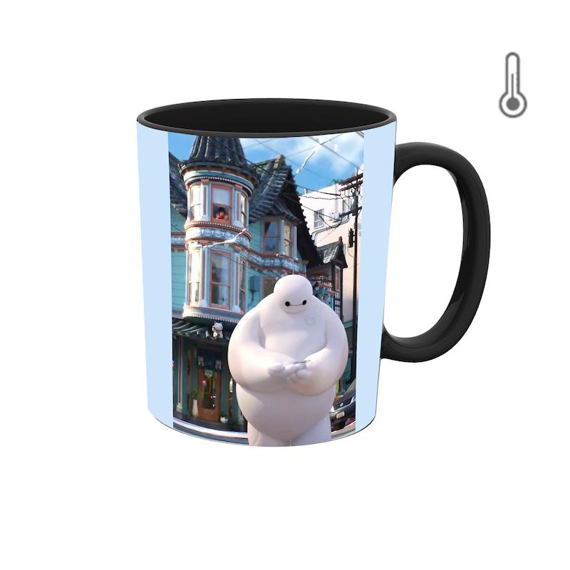 ماگ حرارتی طرح انیمیشن 6 ابر قهرمان بیمکس 