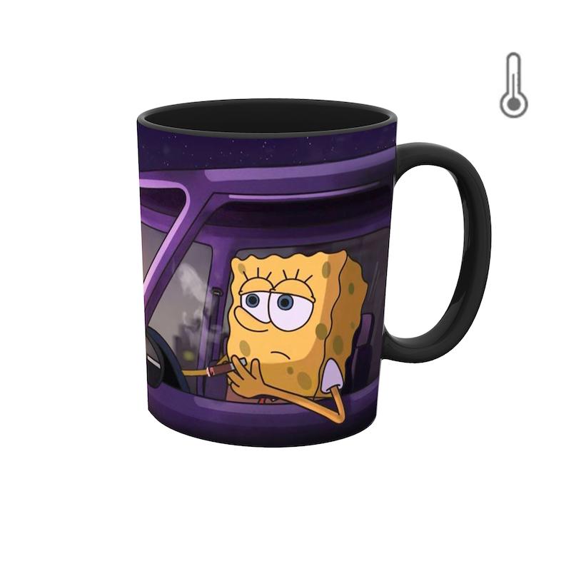 ماگ حرارتی طرح باب اسفنجی 