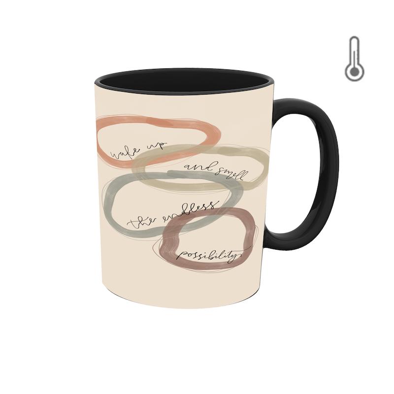 ماگ حرارتی طرح گرافیکی جمله انگیزشی