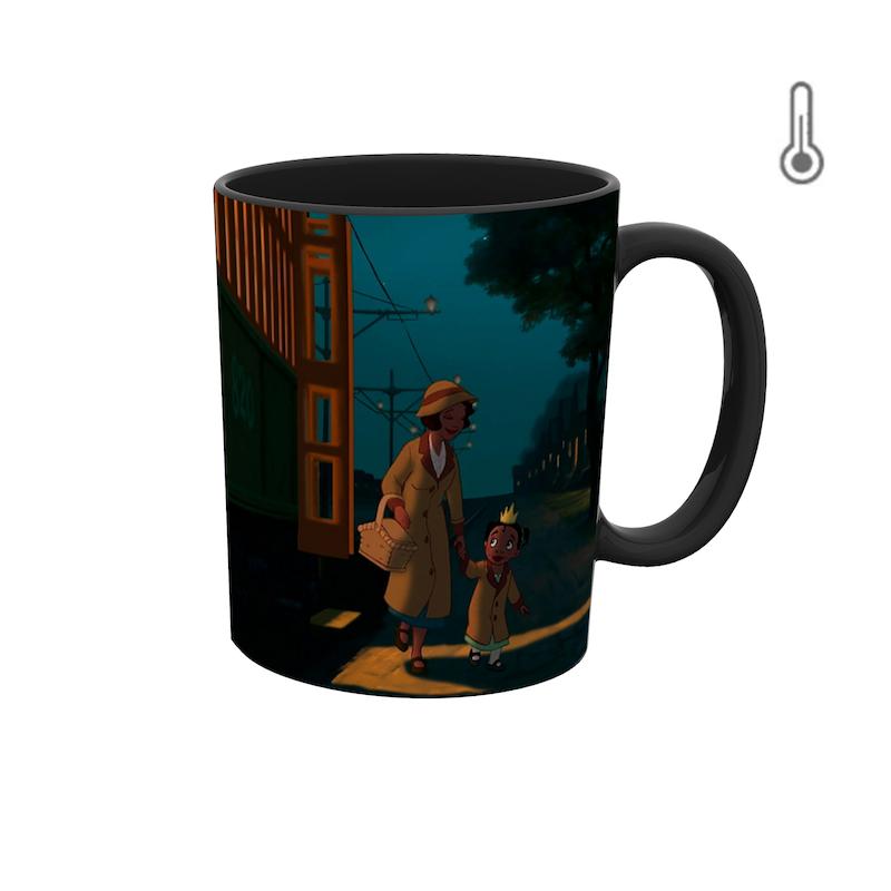 ماگ حرارتی طرح انیمیشن شاهزاده قورباغه 