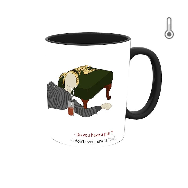 ماگ حرارتی طرح سریال فرندز friends تکست فیبی