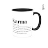 ماگ حرارتی طرح متن کارما